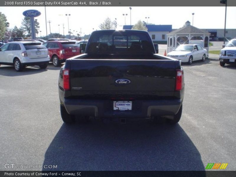 Black / Black 2008 Ford F350 Super Duty FX4 SuperCab 4x4