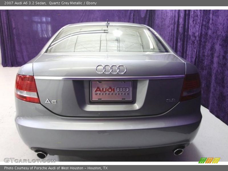 Quartz Grey Metallic / Ebony 2007 Audi A6 3.2 Sedan