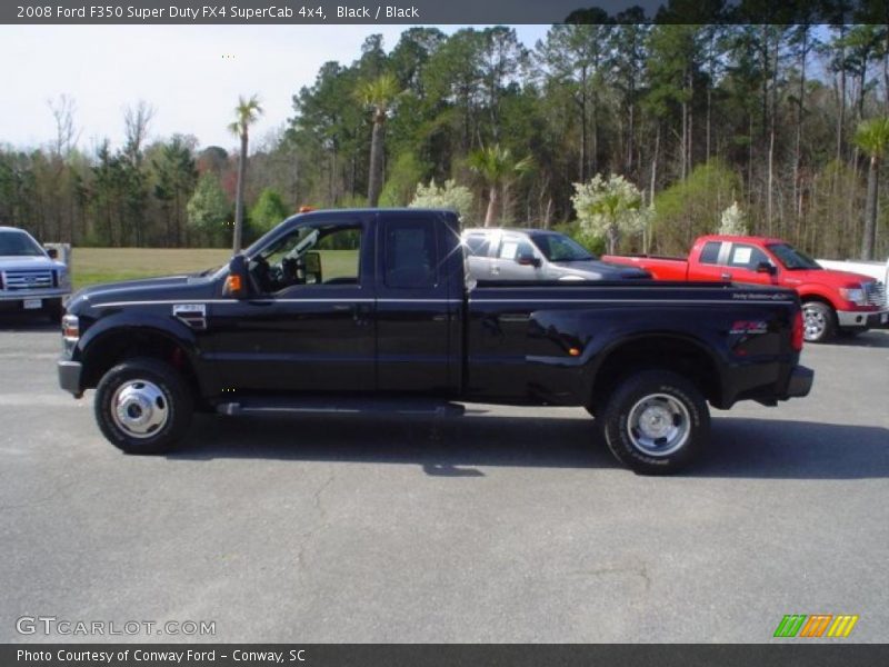 Black / Black 2008 Ford F350 Super Duty FX4 SuperCab 4x4