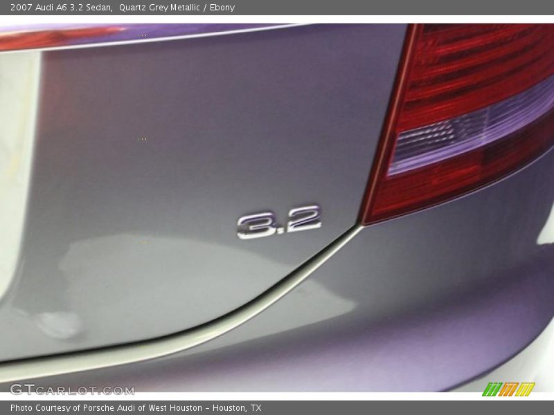 Quartz Grey Metallic / Ebony 2007 Audi A6 3.2 Sedan