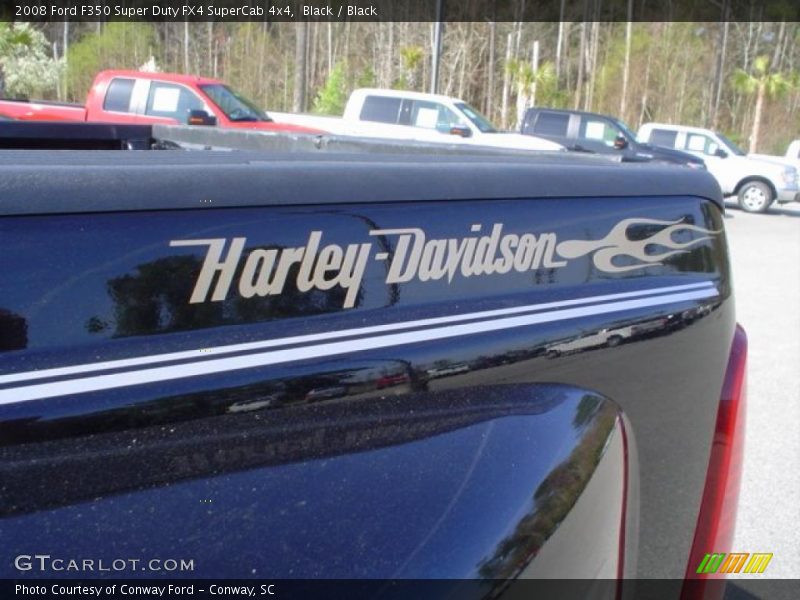 Black / Black 2008 Ford F350 Super Duty FX4 SuperCab 4x4