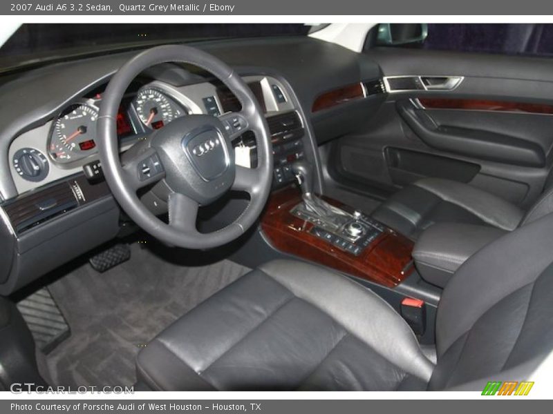 Quartz Grey Metallic / Ebony 2007 Audi A6 3.2 Sedan