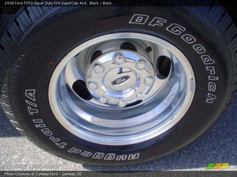 Black / Black 2008 Ford F350 Super Duty FX4 SuperCab 4x4
