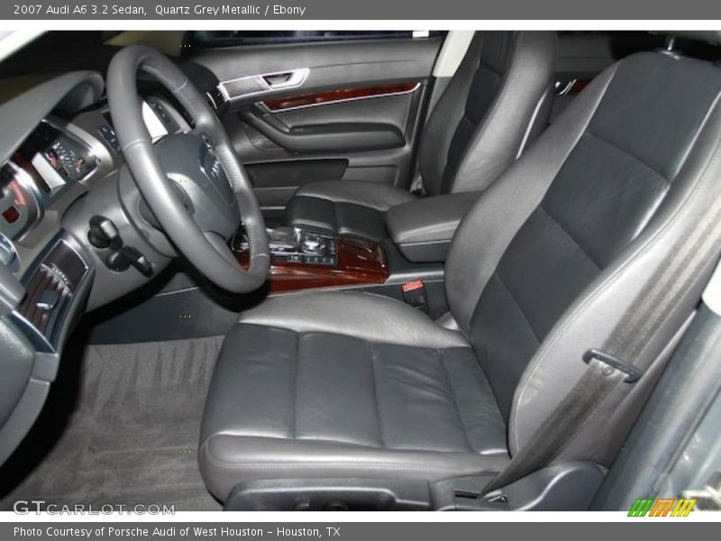 Quartz Grey Metallic / Ebony 2007 Audi A6 3.2 Sedan