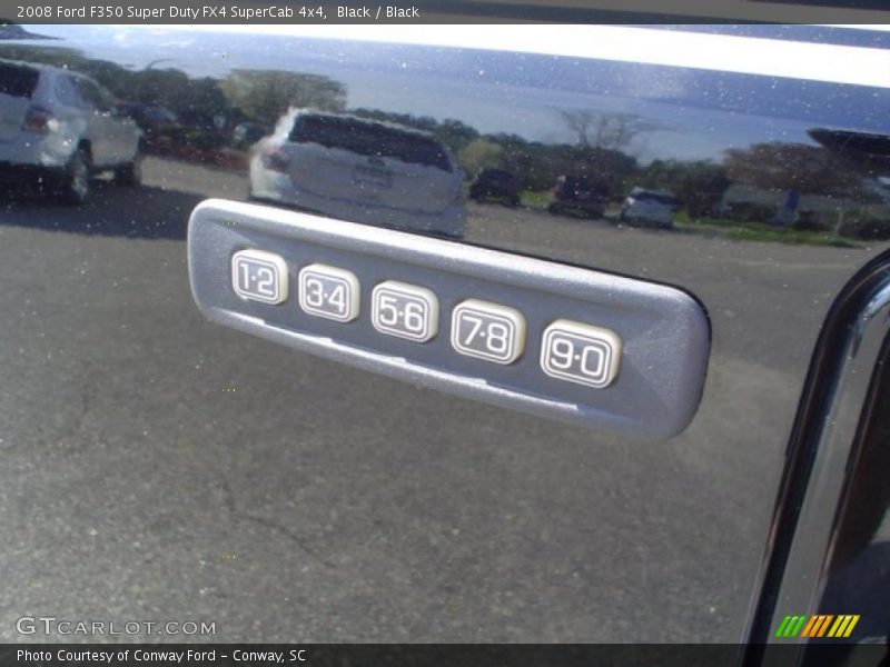 Black / Black 2008 Ford F350 Super Duty FX4 SuperCab 4x4