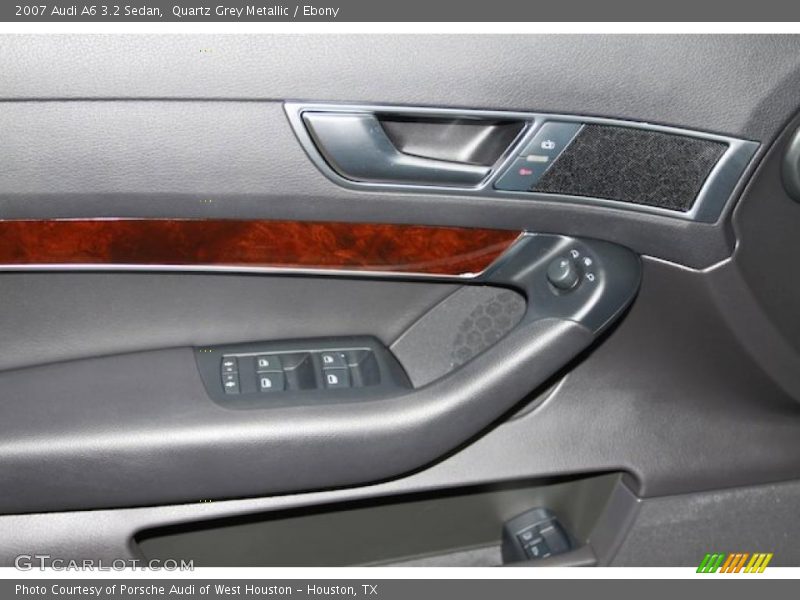 Quartz Grey Metallic / Ebony 2007 Audi A6 3.2 Sedan