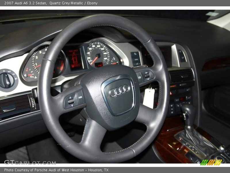 Quartz Grey Metallic / Ebony 2007 Audi A6 3.2 Sedan