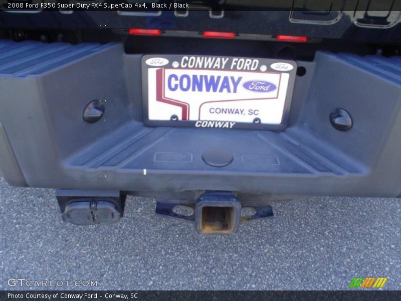 Black / Black 2008 Ford F350 Super Duty FX4 SuperCab 4x4