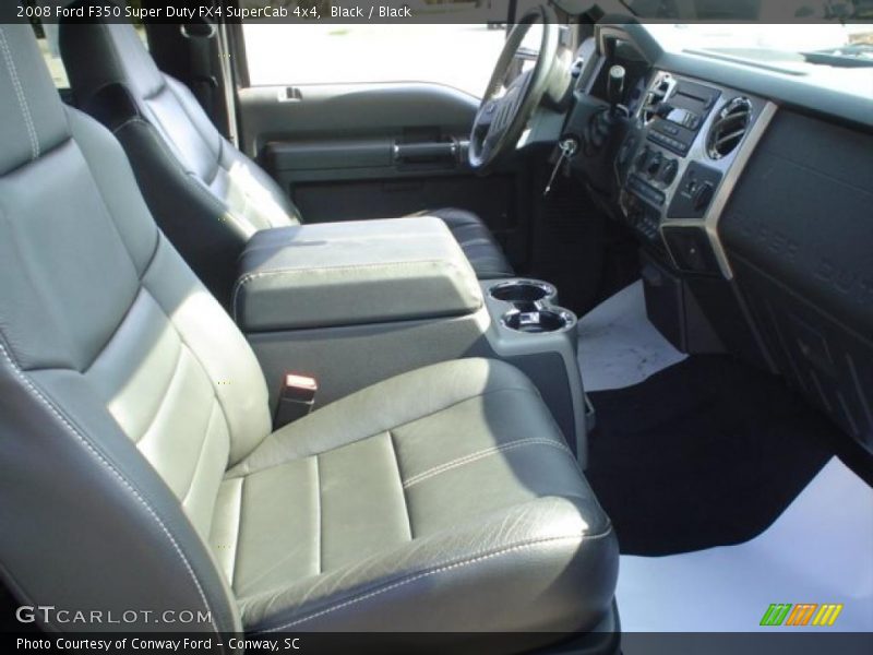 Black / Black 2008 Ford F350 Super Duty FX4 SuperCab 4x4