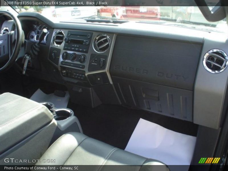 Black / Black 2008 Ford F350 Super Duty FX4 SuperCab 4x4
