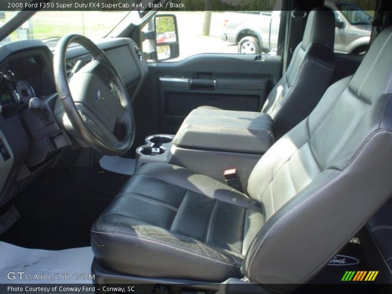 Black / Black 2008 Ford F350 Super Duty FX4 SuperCab 4x4