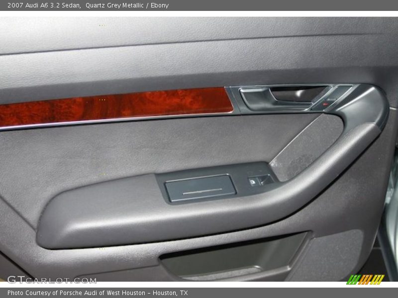 Quartz Grey Metallic / Ebony 2007 Audi A6 3.2 Sedan