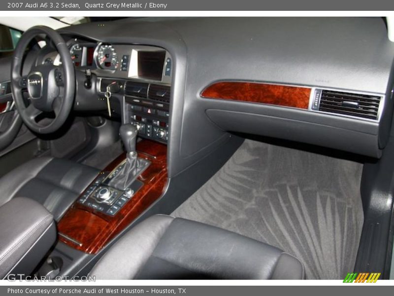 Quartz Grey Metallic / Ebony 2007 Audi A6 3.2 Sedan