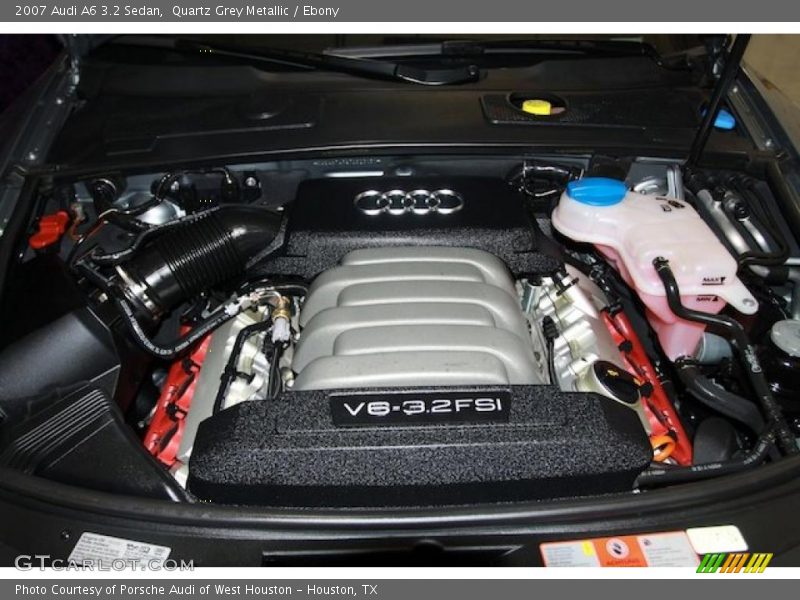 Quartz Grey Metallic / Ebony 2007 Audi A6 3.2 Sedan
