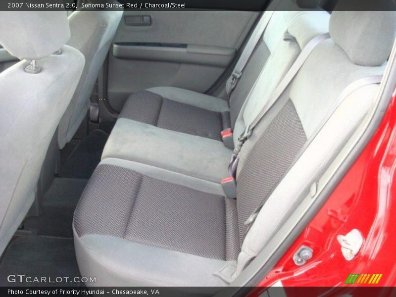 Sonoma Sunset Red / Charcoal/Steel 2007 Nissan Sentra 2.0