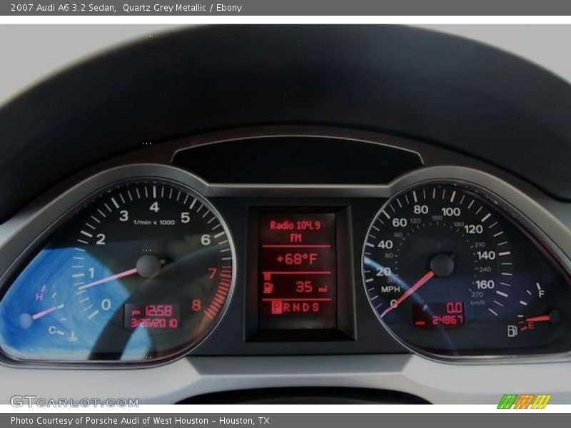 Quartz Grey Metallic / Ebony 2007 Audi A6 3.2 Sedan