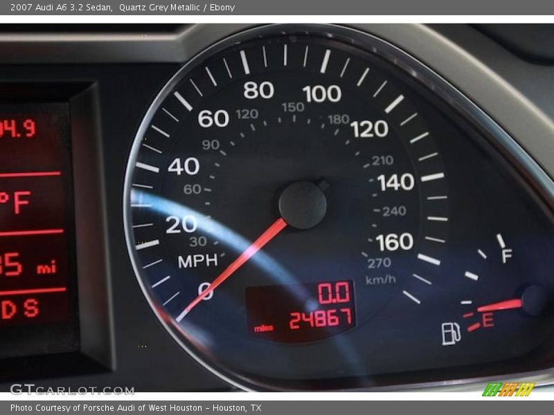 Quartz Grey Metallic / Ebony 2007 Audi A6 3.2 Sedan