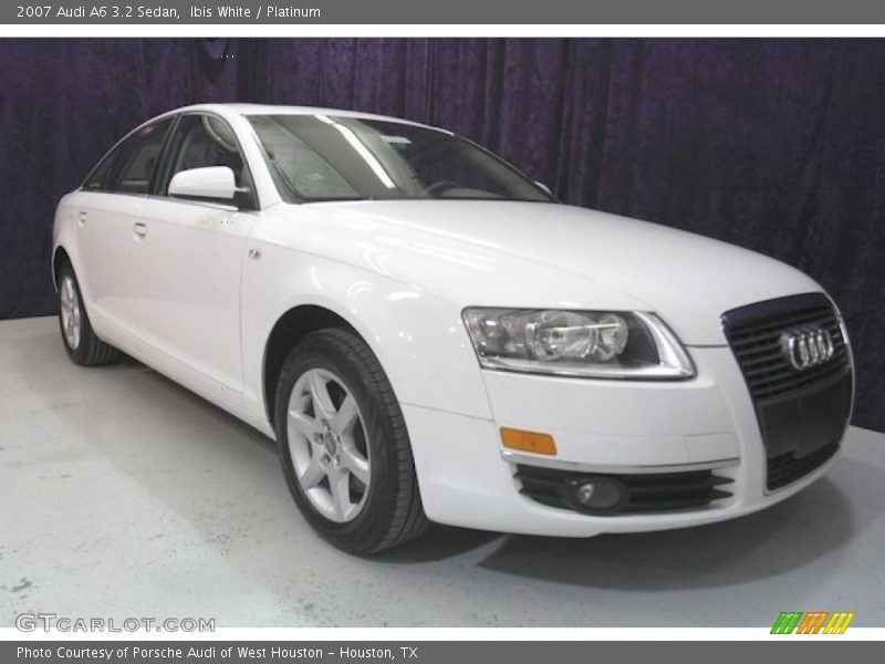 Ibis White / Platinum 2007 Audi A6 3.2 Sedan