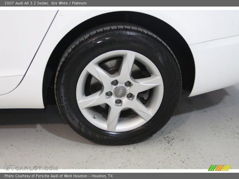 Ibis White / Platinum 2007 Audi A6 3.2 Sedan