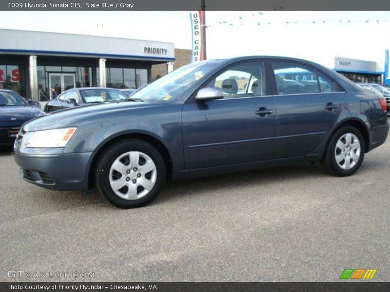 Slate Blue / Gray 2009 Hyundai Sonata GLS