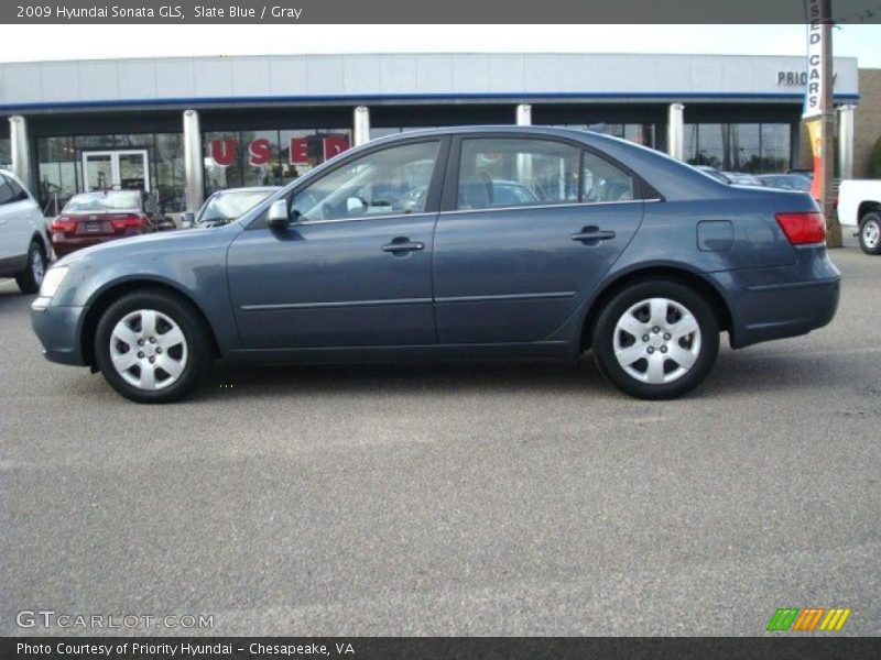 Slate Blue / Gray 2009 Hyundai Sonata GLS