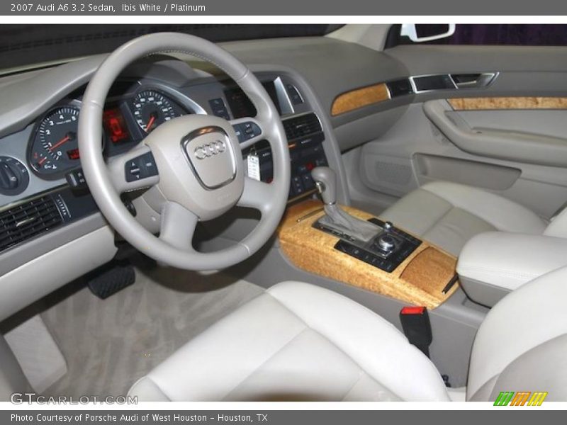 Ibis White / Platinum 2007 Audi A6 3.2 Sedan