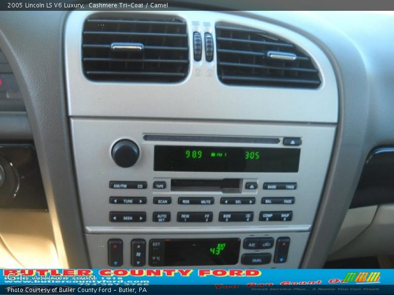 Cashmere Tri-Coat / Camel 2005 Lincoln LS V6 Luxury