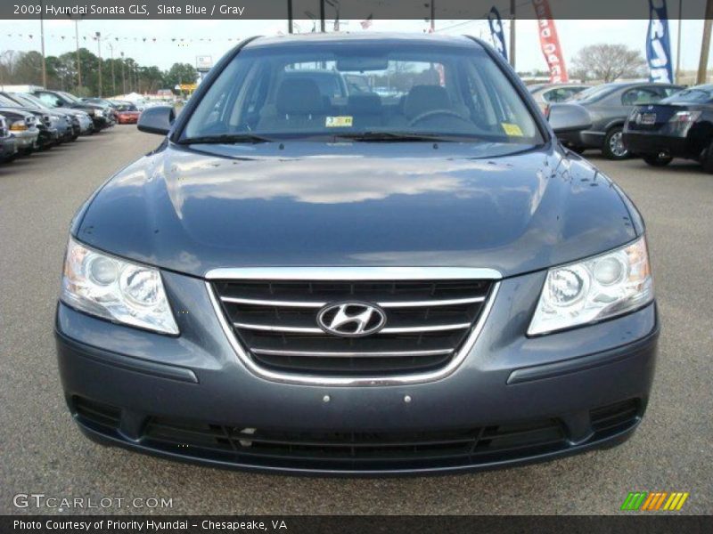 Slate Blue / Gray 2009 Hyundai Sonata GLS