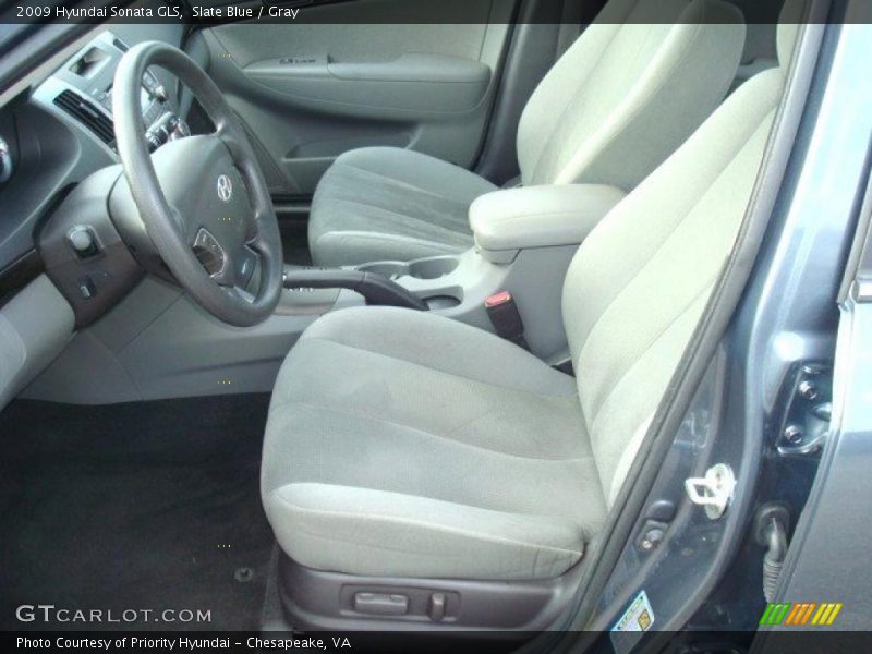 Slate Blue / Gray 2009 Hyundai Sonata GLS