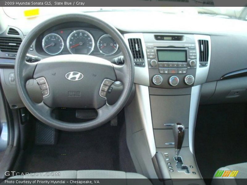 Slate Blue / Gray 2009 Hyundai Sonata GLS