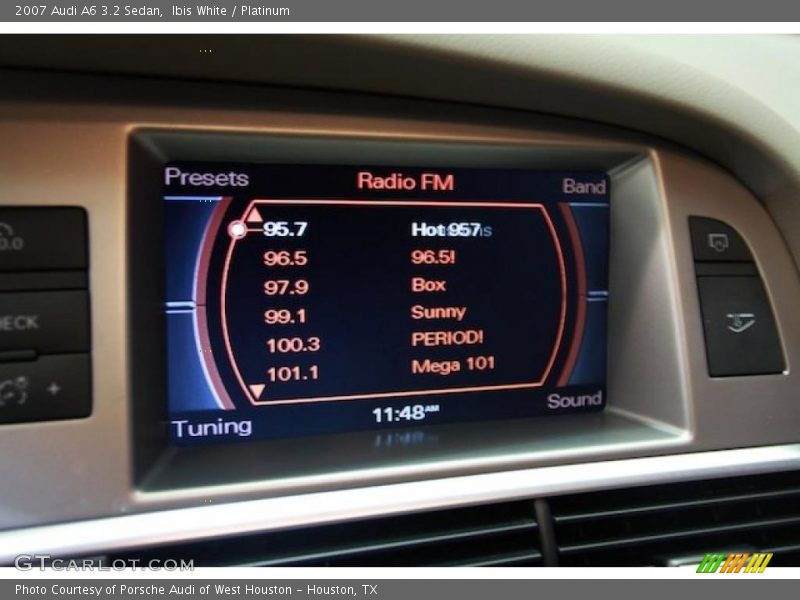Ibis White / Platinum 2007 Audi A6 3.2 Sedan