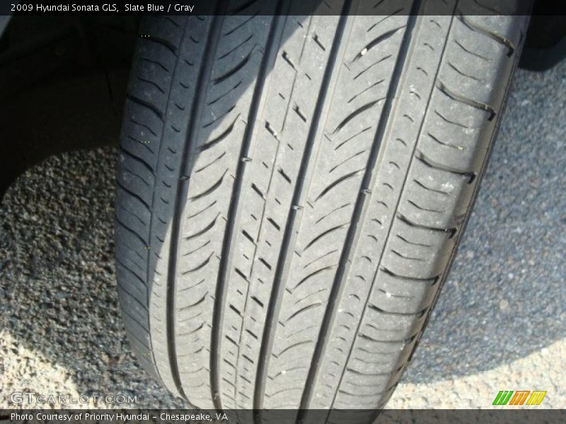 Slate Blue / Gray 2009 Hyundai Sonata GLS