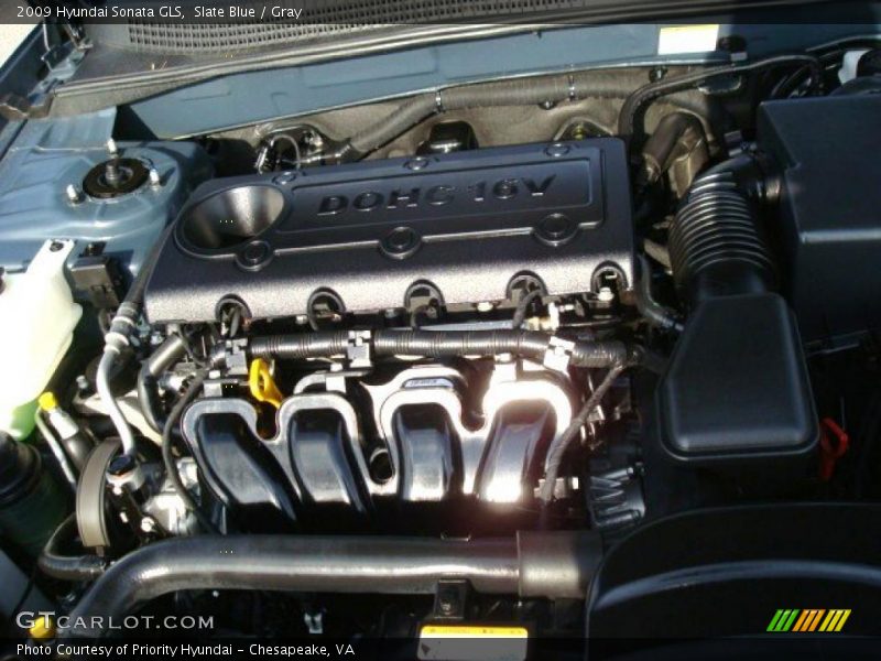 Slate Blue / Gray 2009 Hyundai Sonata GLS