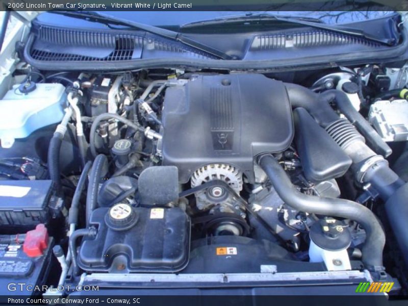 Vibrant White / Light Camel 2006 Lincoln Town Car Signature