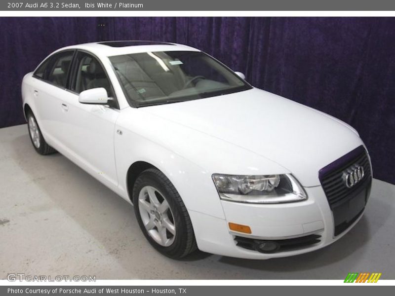 Ibis White / Platinum 2007 Audi A6 3.2 Sedan