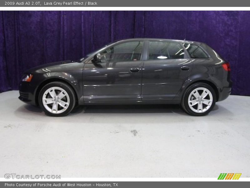 Lava Grey Pearl Effect / Black 2009 Audi A3 2.0T