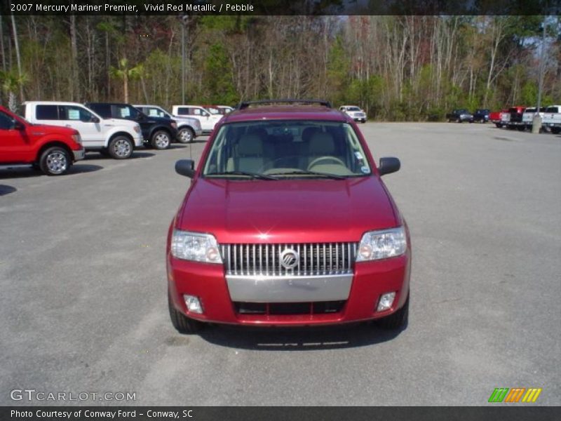 Vivid Red Metallic / Pebble 2007 Mercury Mariner Premier