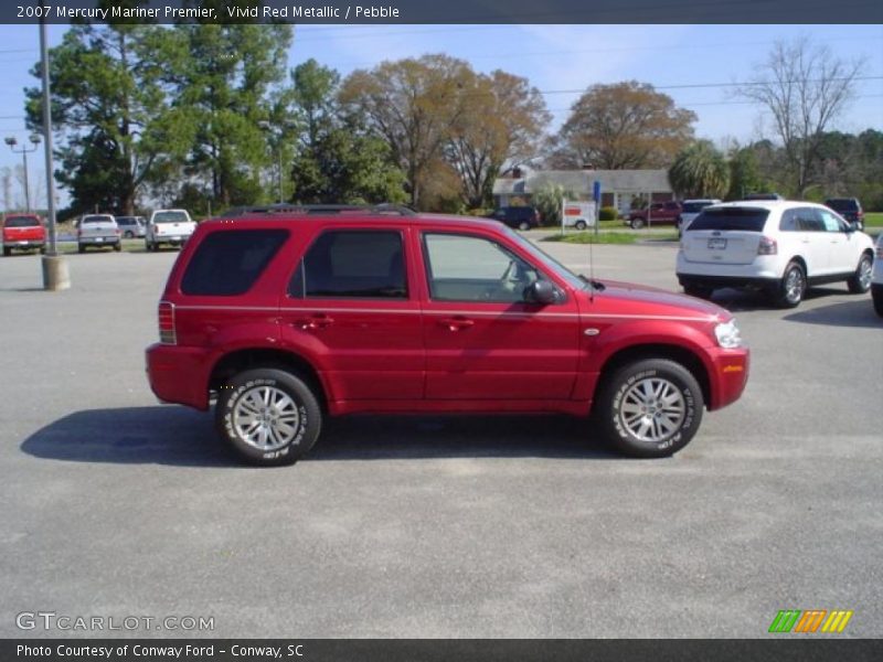 Vivid Red Metallic / Pebble 2007 Mercury Mariner Premier