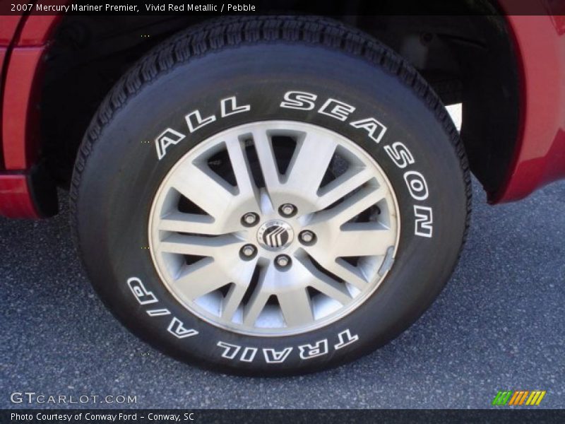 Vivid Red Metallic / Pebble 2007 Mercury Mariner Premier