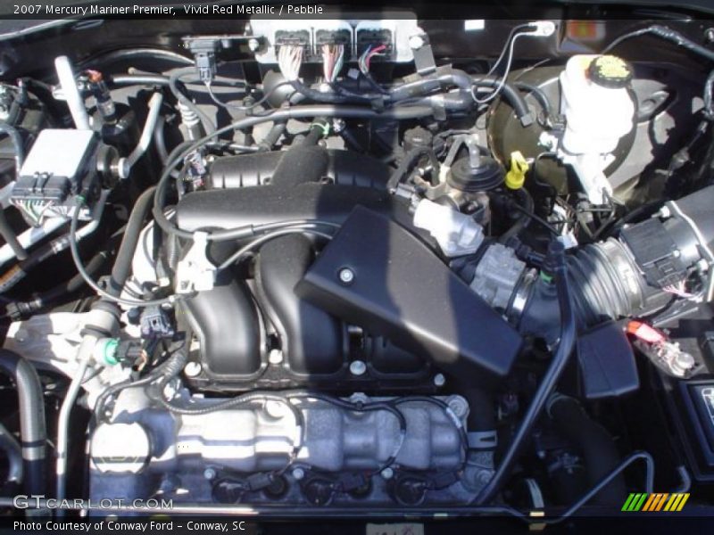 Vivid Red Metallic / Pebble 2007 Mercury Mariner Premier