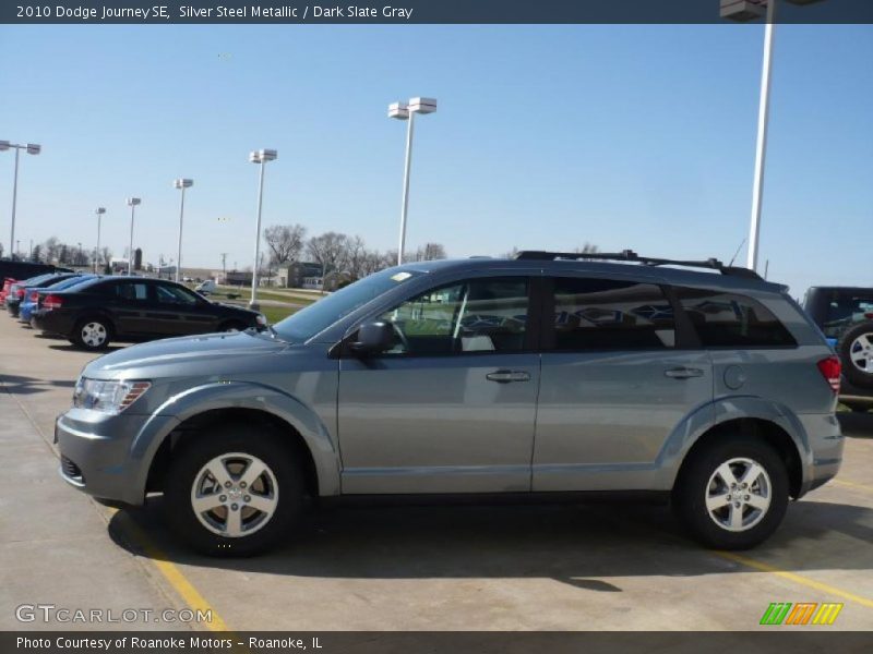Silver Steel Metallic / Dark Slate Gray 2010 Dodge Journey SE