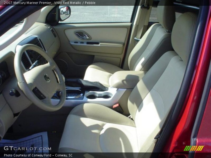 Vivid Red Metallic / Pebble 2007 Mercury Mariner Premier