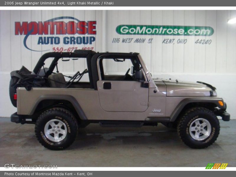 Light Khaki Metallic / Khaki 2006 Jeep Wrangler Unlimited 4x4