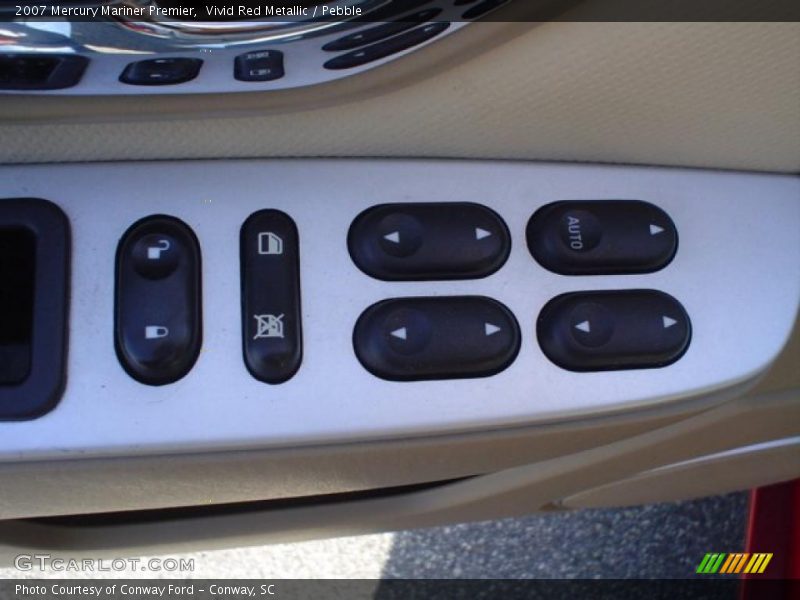 Vivid Red Metallic / Pebble 2007 Mercury Mariner Premier