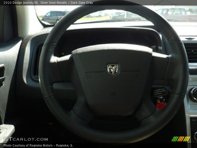 Silver Steel Metallic / Dark Slate Gray 2010 Dodge Journey SE