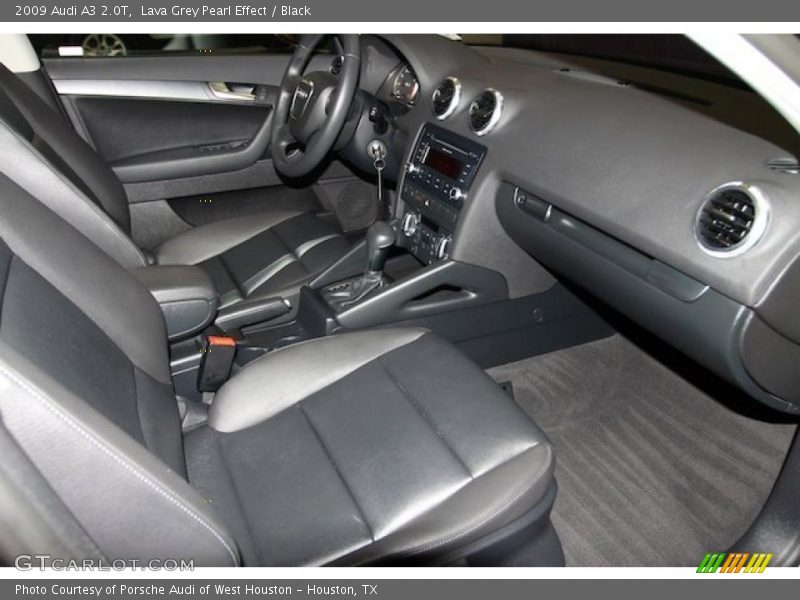 Lava Grey Pearl Effect / Black 2009 Audi A3 2.0T