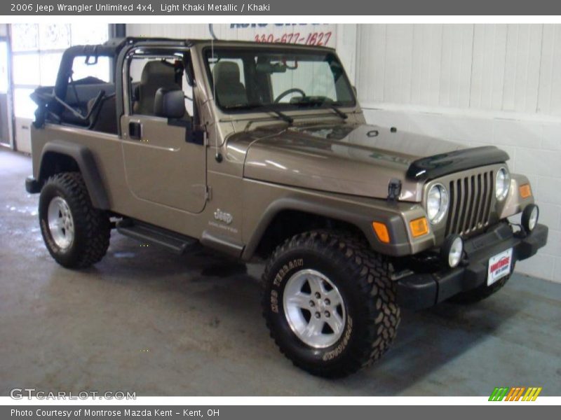Light Khaki Metallic / Khaki 2006 Jeep Wrangler Unlimited 4x4