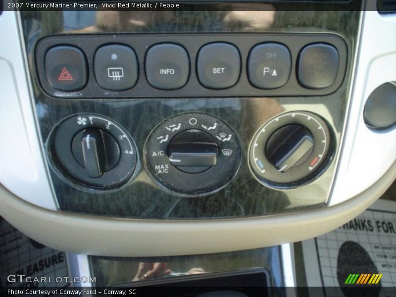 Vivid Red Metallic / Pebble 2007 Mercury Mariner Premier