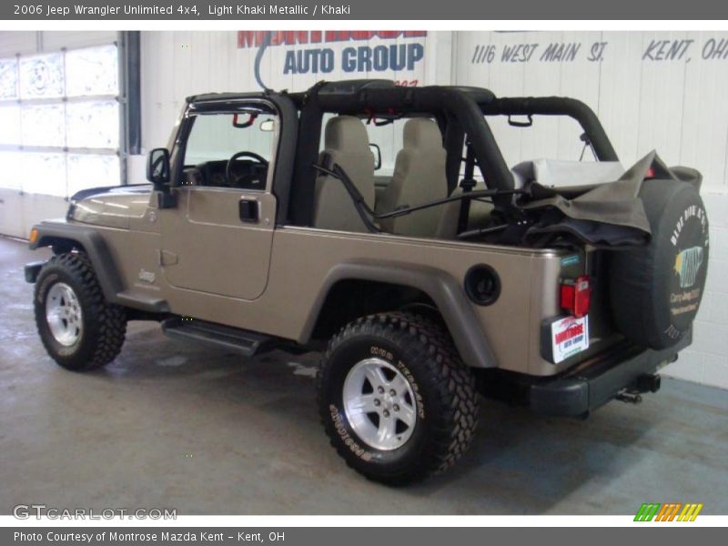 Light Khaki Metallic / Khaki 2006 Jeep Wrangler Unlimited 4x4