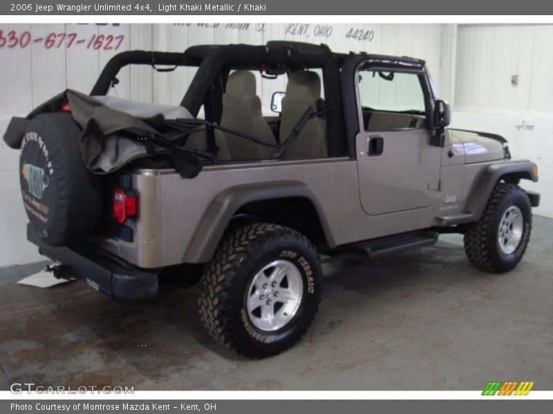Light Khaki Metallic / Khaki 2006 Jeep Wrangler Unlimited 4x4